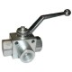 Hydraulic Ball Valve Three  Way L Type Ported (5000PSI)
